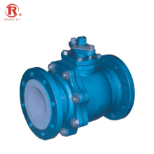 API CE Factory Hot Sale Manual Pneumatic Electric PTFE Fluorine Lined Floating Ball Valve